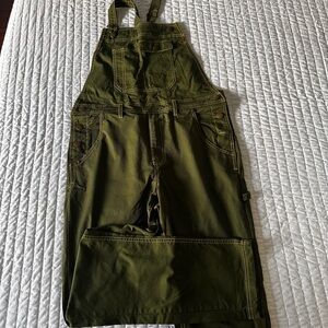 Olive Green Women's Overalls